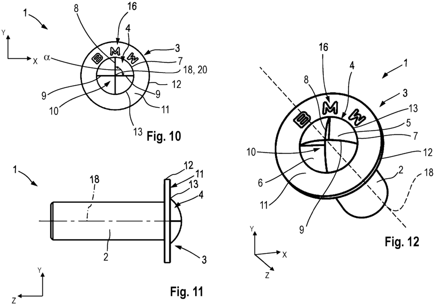 BMW patent – bočný rez skrutky